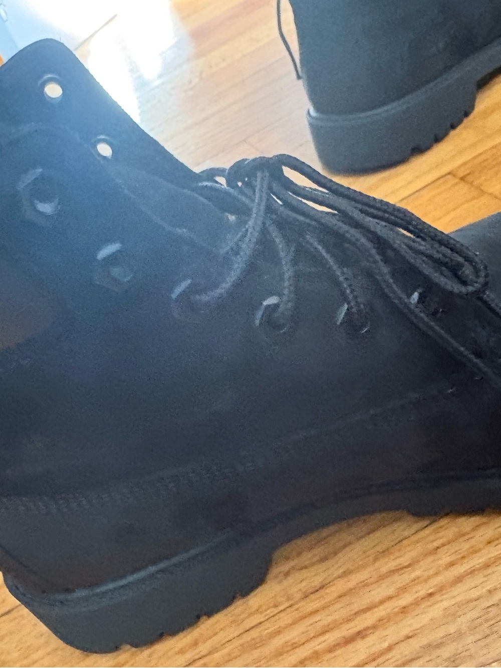 Timberland Kids Black Lace-Up Waterproof Boots